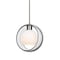Besa Lighting Mana Pendant, Clear, Satin Nickel Finish, 1x9W LED 1TT-MANACL-LED-SN - alternate 1